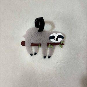 Brand New Grey Sloth Luggage Tag